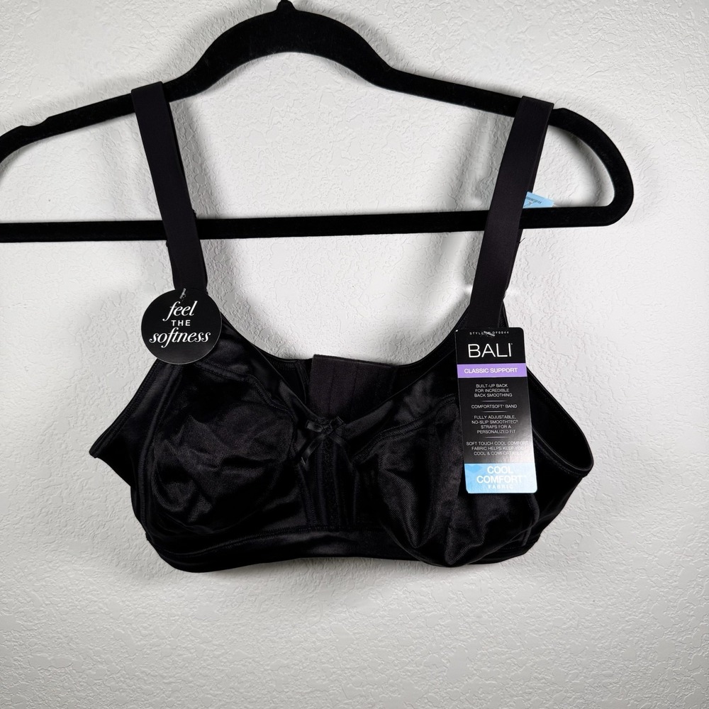 NWT!! Bali Classic Support Wireless $44 Bra Style DF0044 Cool Comfort | Size 34C